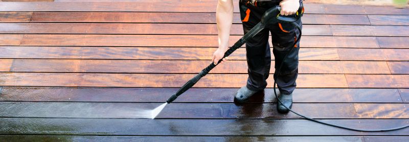 Cleaning the Deck