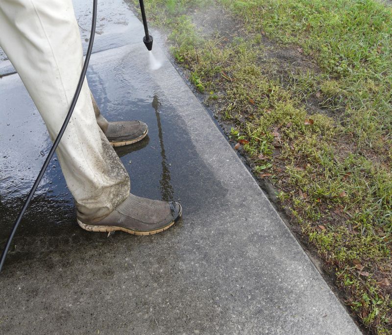 Cleaning a Concrete Surface