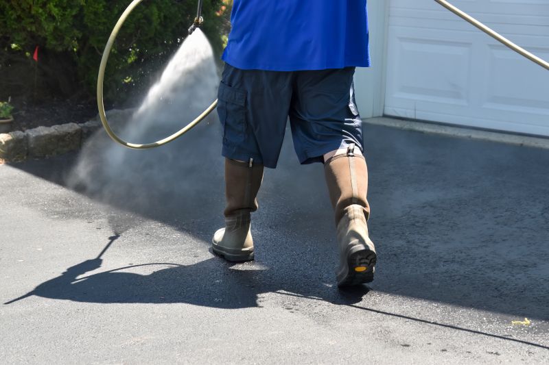 Cleaning a Driveway