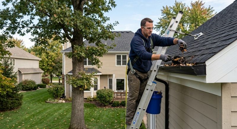 Rain Gutter Clearing in Richmond, VA